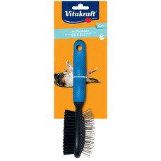 Vitakraft βούρτσα σκύλου πλαστ.οβάλ,διπλής όψης Vitakraft βούρτσα σκύλου πλαστ.οβάλ,διπλής όψης