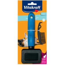 Vitakraft βούρτσα μαλακή σκύλου πλαστική small Vitakraft βούρτσα μαλακή σκύλου πλαστική small