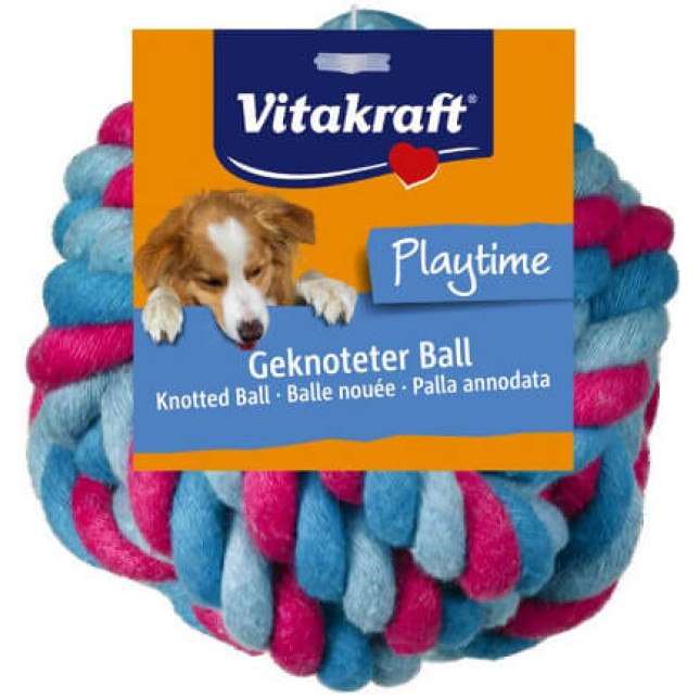Vitakraft παιχνίδι σκύλου μπάλα κόμπος 6,5cm Vitakraft παιχνίδι σκύλου μπάλα κόμπος 6,5cm