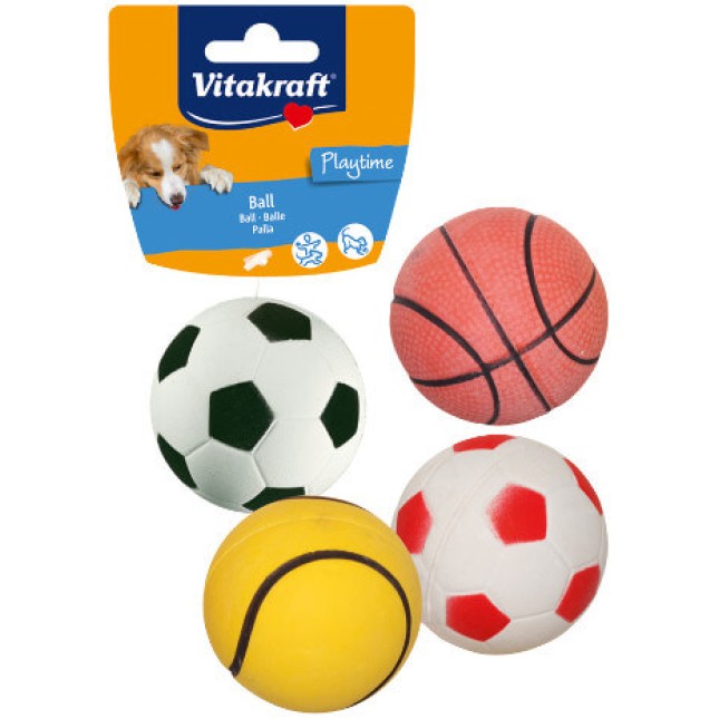Vitakraft παιχνίδι σκύλου μπάλα λάστιχο αφρώδες 6cm 1τμχ Vitakraft παιχνίδι σκύλου μπάλα λάστιχο αφρώδες 6cm 1τμχ