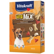 Vitakraft vitamix-τραγανά μπισκότα διάφορα σχήματα & γεύσεις 300gr