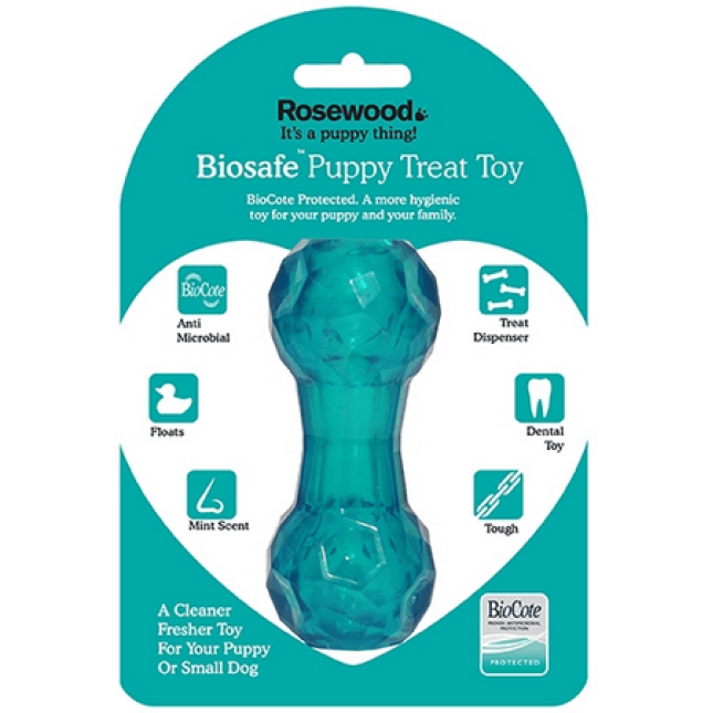 Rosewood BioSafe παιχνίδι για κουτάβι σε μορφή βαράκι 11cm Rosewood BioSafe παιχνίδι για κουτάβι σε μορφή βαράκι 11cm