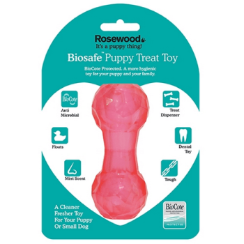 Rosewood BioSafe παιχνίδι για κουτάβι σε μορφή βαράκι 11cm Rosewood BioSafe παιχνίδι για κουτάβι σε μορφή βαράκι 11cm