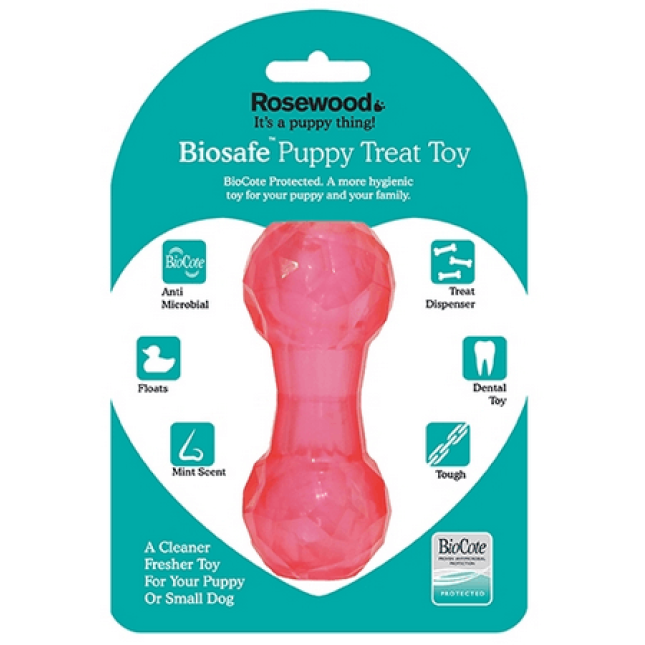 Rosewood BioSafe παιχνίδι για κουτάβι σε μορφή βαράκι 11cm Rosewood BioSafe παιχνίδι για κουτάβι σε μορφή βαράκι 11cm
