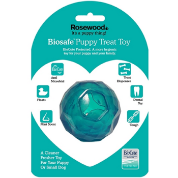 Rosewood Biosafe μπάλα για κουτάβι μπλε 7cm Rosewood Biosafe μπάλα για κουτάβι μπλε 7cm