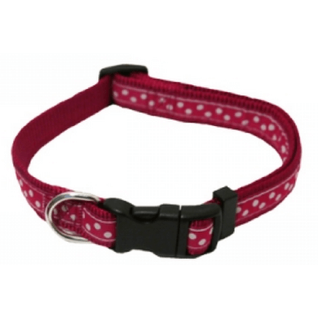 Rosewood κόκκινο περιλαίμιο spotty 18-28'' 2cm x 45cm έως 70cm Rosewood κόκκινο περιλαίμιο spotty 18-28'' 2cm x 45cm έως 70cm