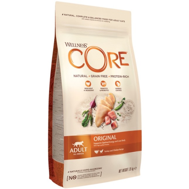 Wellness Core Adult Original Γαλοπούλα & Κοτόπουλο 1.75kg