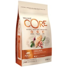 Wellness Core Original τροφή για ενήλικες γάτες με γαλοπούλα και κοτόπουλο