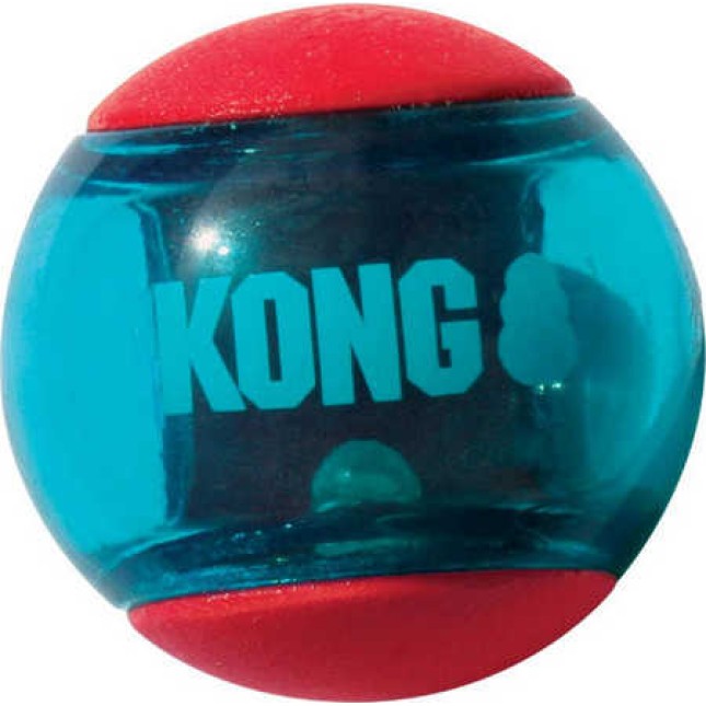 Kong παιχνίδι squeezz κόκκινη μπάλα διαδραστικό παιχνίδι υψηλής αντοχής
