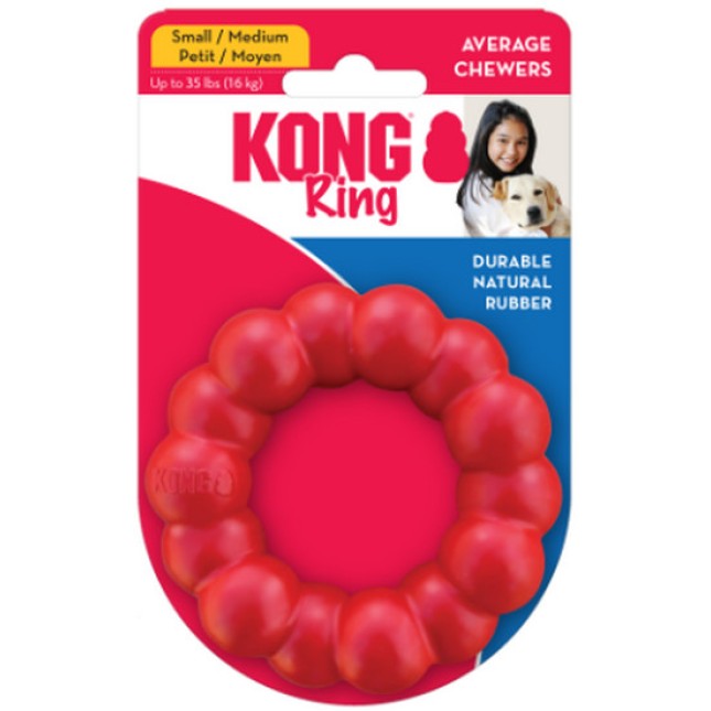 Kong ring παιχνίδι δαχτυλίδι κατασκευασμένο από φυσικό κόκκινο καουτσούκ