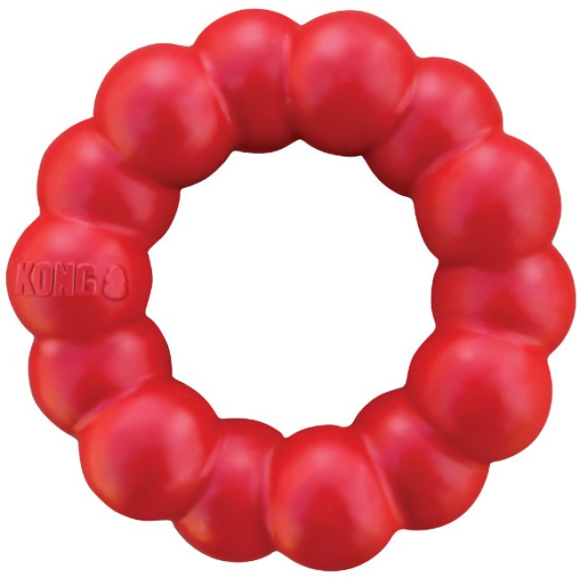Kong ring παιχνίδι δαχτυλίδι κατασκευασμένο από φυσικό κόκκινο καουτσούκ