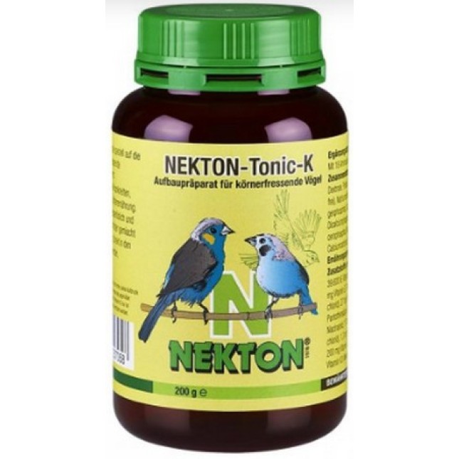 Nekton-Tonic K Τονωτικό συμπλήρωμα για σποροφάγα, βοηθά στην έλλειψη βιταμινών και μετάλλων 200gr