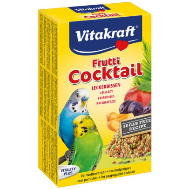 Vitakraft cocktail με φρούτα για παπαγαλάκια 200gr Vitakraft cocktail με φρούτα για παπαγαλάκια 200gr