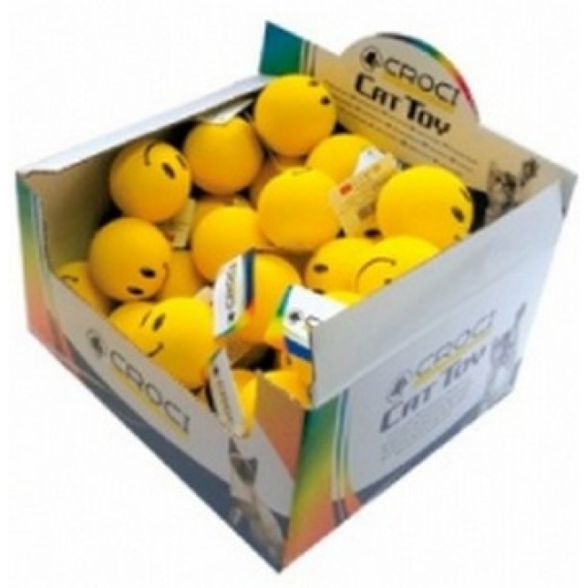 Croci παιχνίδι γάτας smile μπάλα 4.5cm 1τμχ Croci παιχνίδι γάτας smile μπάλα 4.5cm 1τμχ