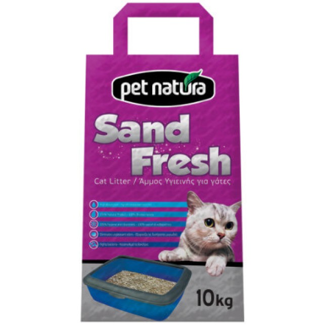 Pet Natura άμμος υγιεινής απλή για γάτες Pet Natura άμμος υγιεινής απλή για γάτες