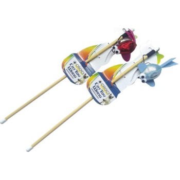 Croci παιχνίδι γάτας ραβδί ψάρι 46cm 1τμχ Croci παιχνίδι γάτας ραβδί ψάρι 46cm 1τμχ