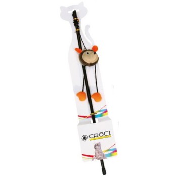 Croci παιχνίδι γάτας ραβδί αρκουδάκι 45,5cm 1τμχ Croci παιχνίδι γάτας ραβδί αρκουδάκι 45,5cm 1τμχ