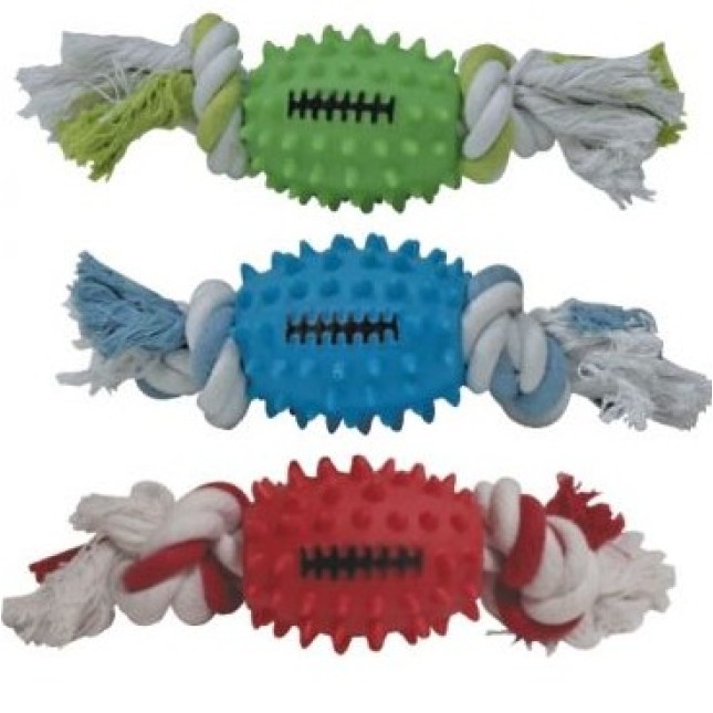 Croci παιχνίδι football με βαμβακερό ύφασμα 26cm 1τμχ Croci παιχνίδι football με βαμβακερό ύφασμα 26cm 1τμχ
