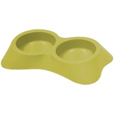 Croci διπλό μπολ candy πράσινο 16x25x4,5cm Croci διπλό μπολ candy πράσινο 16x25x4,5cm