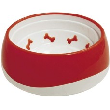 Croci μπολ tpr bone κόκκινο 16.8x6cm/550ml Croci μπολ tpr bone κόκκινο 16.8x6cm/550ml