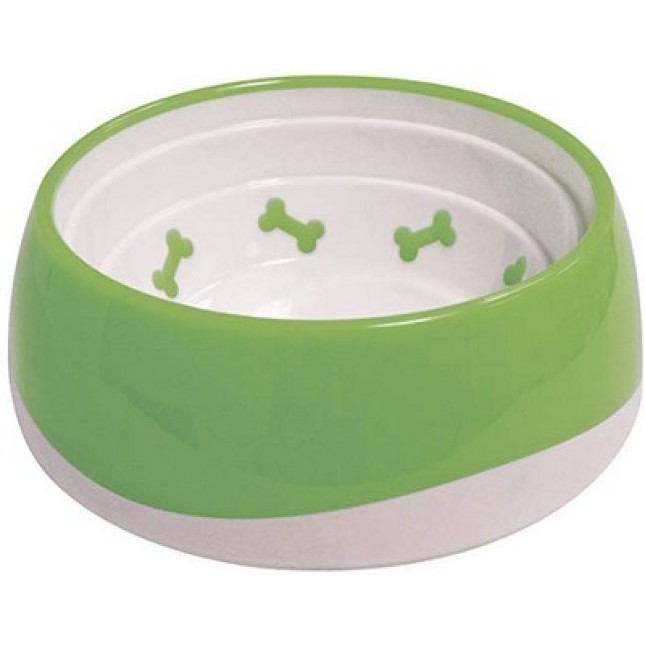 Croci μπολ tpr bone πράσινο 16.8x6cm/550ml Croci μπολ tpr bone πράσινο 16.8x6cm/550ml