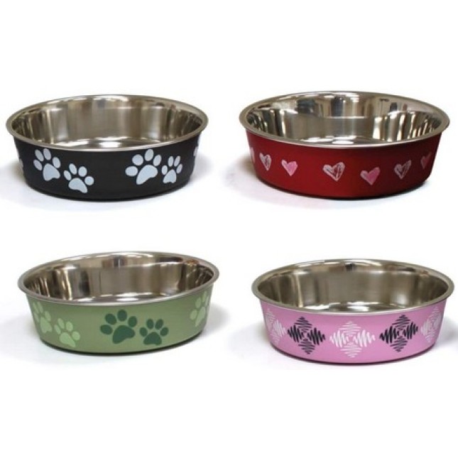 Croci μπολ από χάλυβα roxy 750ml/17cm Croci μπολ από χάλυβα roxy 750ml/17cm