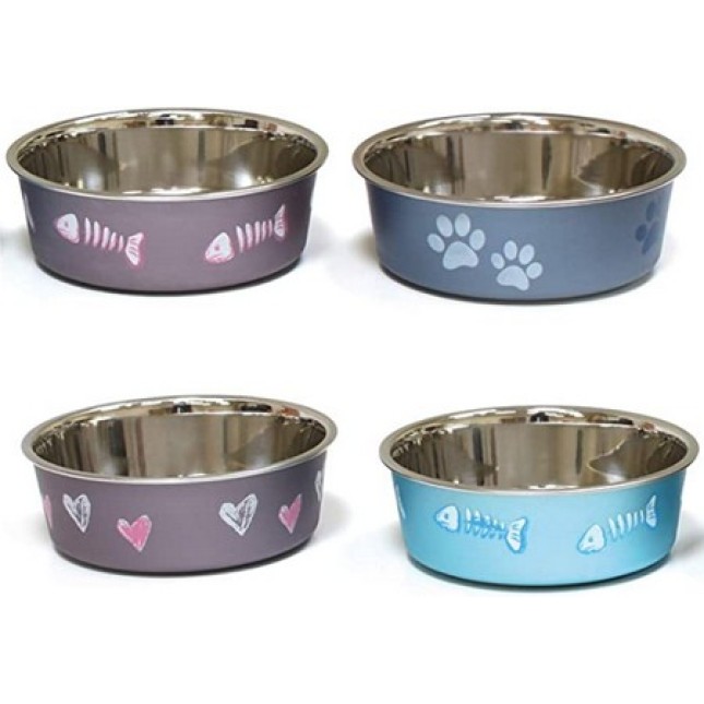 Croci μπολ από χάλυβα roxy satin 450ml/14cm Croci μπολ από χάλυβα roxy satin 450ml/14cm