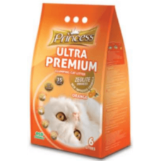 Princess άμμος για γάτες ultra premium zeolite orange 6lt