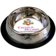 Croci μπολ από χάλυβα με σχέδια ψαράκια 0,24l/16cm Croci μπολ από χάλυβα με σχέδια ψαράκια 0,24l/16cm