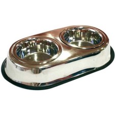 Croci 2 μπολ από χάλυβα 2x0,47l/13cm Croci 2 μπολ από χάλυβα 2x0,47l/13cm