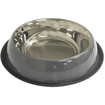Croci μπολ από χάλυβα γκρι 0,24l/16cm Croci μπολ από χάλυβα γκρι 0,24l/16cm