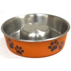 Croci μπολ από χάλυβα roxy αργού ταΐσματος 1100ml/21cm Croci μπολ από χάλυβα roxy αργού ταΐσματος 1100ml/21cm