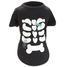 Croci T-shirt scary fluo σκελετός 30cm Croci T-shirt scary fluo σκελετός 30cm
