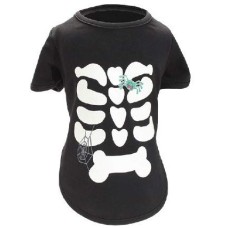 Croci T-shirt scary fluo σκελετός