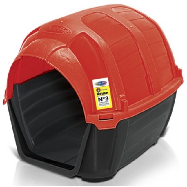 Plast pet Πλαστικό σπιτάκι σκύλου Νο 1 50x41x41cm Plast pet Πλαστικό σπιτάκι σκύλου Νο 1 50x41x41cm