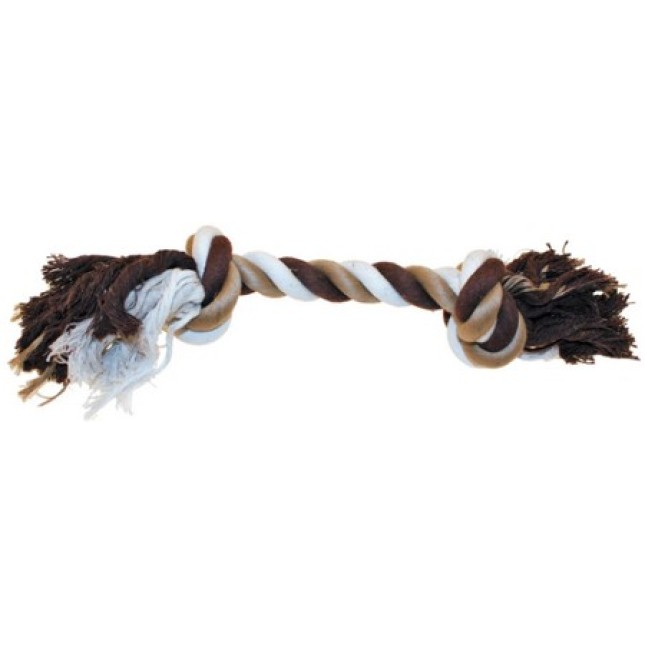 Croci σχοινί με 2 κόμπους καφέ xxl 43cm Croci σχοινί με 2 κόμπους καφέ xxl 43cm