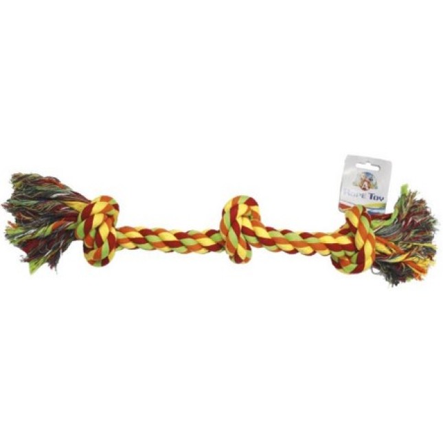 Croci βαμβακερό σχοινί με 3 κόμπους 50,8cm 312g Croci βαμβακερό σχοινί με 3 κόμπους 50,8cm 312g