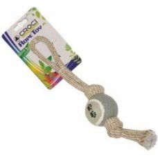 Croci σχοινί eco με μπάλα tennis O6x34 cm Croci σχοινί eco με μπάλα tennis O6x34 cm