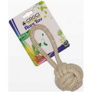 Croci σχοινί eco κόμπος με θηλιά jumbo O12x29cm 400g Croci σχοινί eco κόμπος με θηλιά jumbo O12x29cm 400g