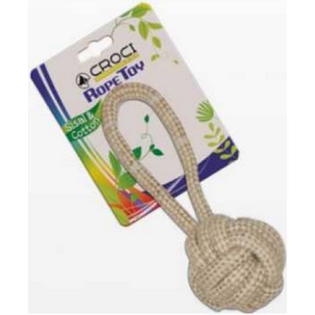 Croci σχοινί eco κόμπος με θηλιά jumbo O12x29cm 400g Croci σχοινί eco κόμπος με θηλιά jumbo O12x29cm 400g