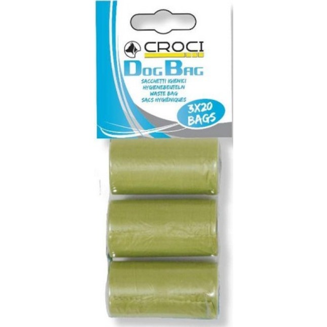 Croci σακούλες περιττωμάτων eco 3x20