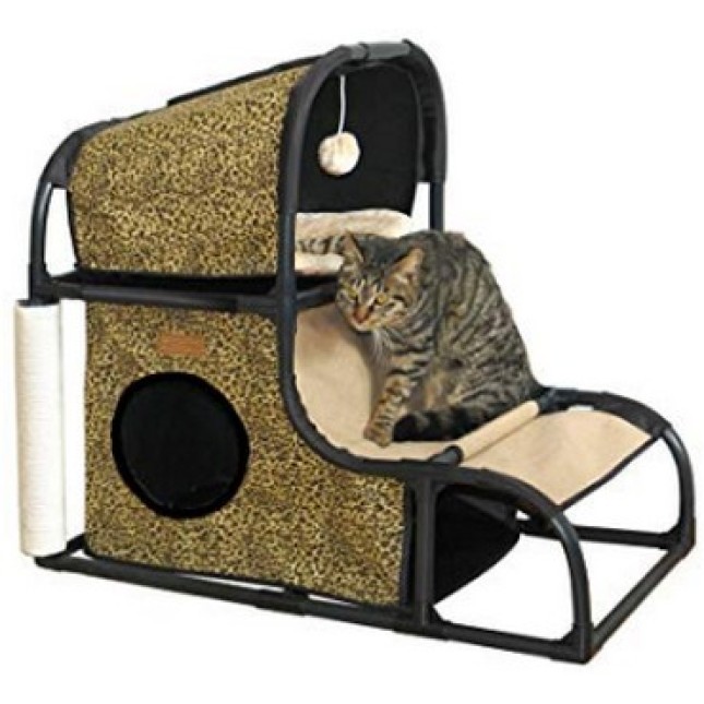 Croci ονυχοδρόμιο/σπίτι γάτας parkour leopard md 81,3X40,6X71,1cm Croci ονυχοδρόμιο/σπίτι γάτας parkour leopard md 81,3X40,6X71,1cm
