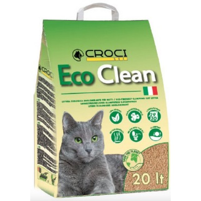 Croci άμμος γάτας eco clean 20 l Croci άμμος γάτας eco clean 20 l