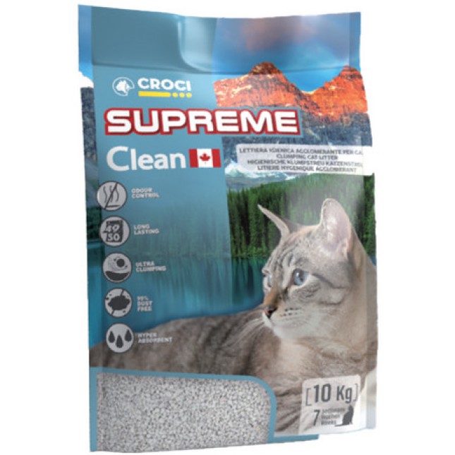 Croci Supreme clean άμμος γάτας 10kg