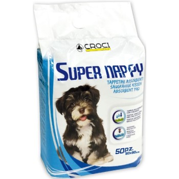Croci Απορροφητική πάνα super nappy 90x60 50τμχ Croci Απορροφητική πάνα super nappy 90x60 50τμχ