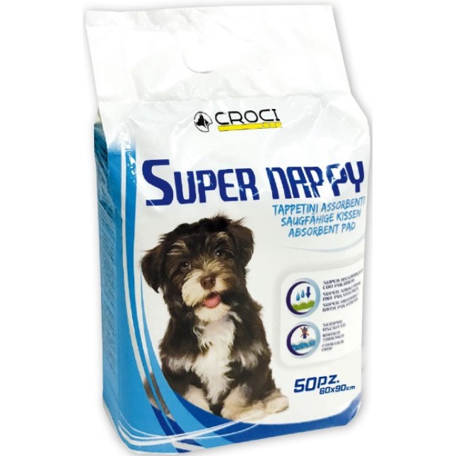 Croci Απορροφητική πάνα super nappy 90x60 50τμχ Croci Απορροφητική πάνα super nappy 90x60 50τμχ
