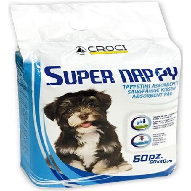 Croci Απορροφητική πάνα super nappy 60x40 50τμχ