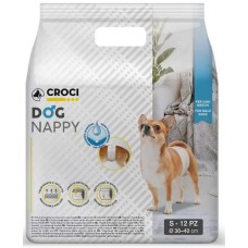 Croci πάνα για αρσενικούς σκύλους sm (30-40cm) 12τμχ Croci πάνα για αρσενικούς σκύλους sm (30-40cm) 12τμχ