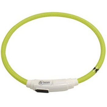 Croci κολάρο γάτας με  led usb πράσινο 40cm