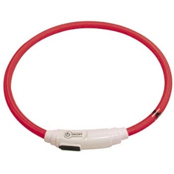 Croci κολάρο γάτας με  led usb κόκκινο 40cm